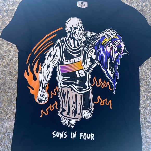 Warren Lotas "Suns in Four" T-shirt 🔥🏀🔥 - Picture 1 of 2